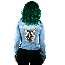 Cat Denim Jacket