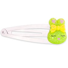 Green Sparkly Bunny Hair Clip