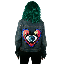 Heart Eye Denim Jacket