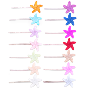 Pastel Pink Starfish Hair Pin