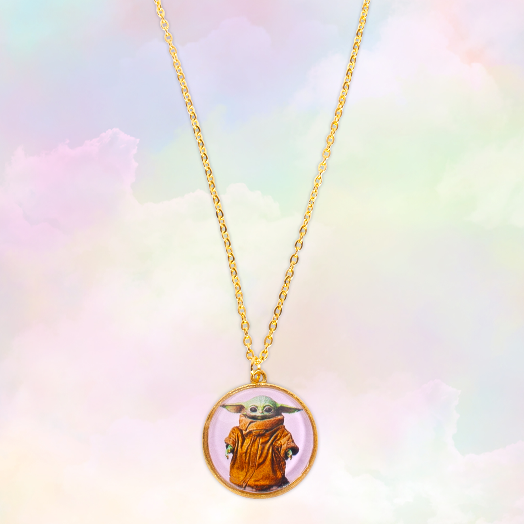 Baby Alien Gold Necklace