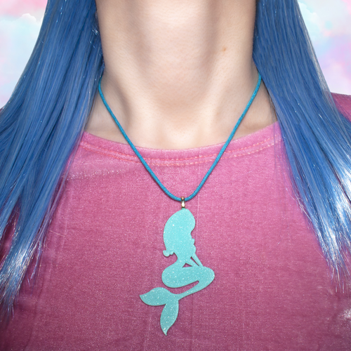 Blue Mermaid Necklace
