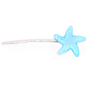 Blue Starfish Hair Pin