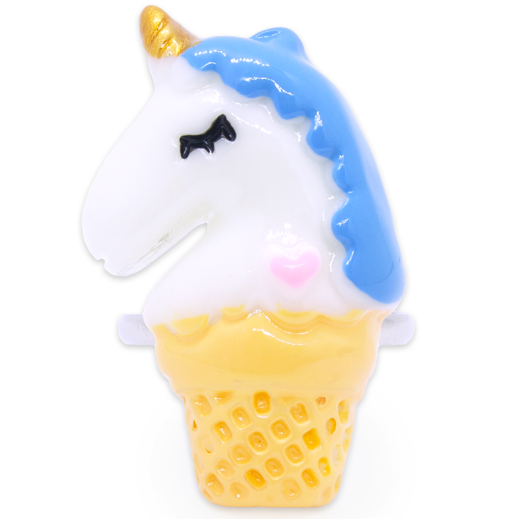 Blue Unicorn Ice Cream Ring
