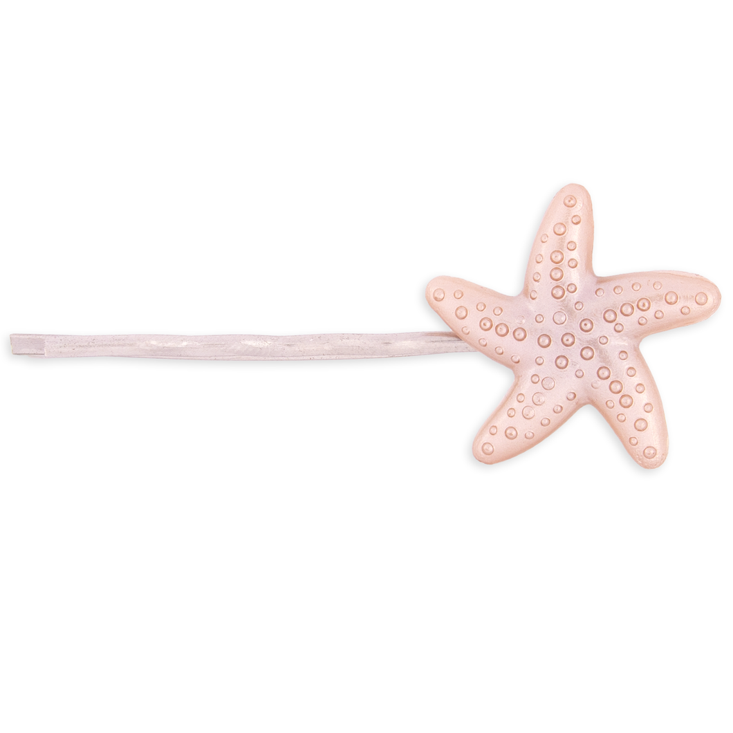 Brown Starfish Hair Pin