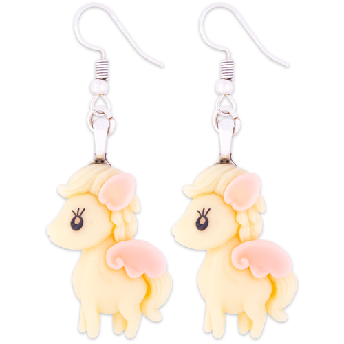 Cream Pegasus Earrings