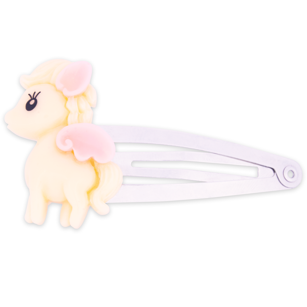 Cream Pegasus Hair Clip