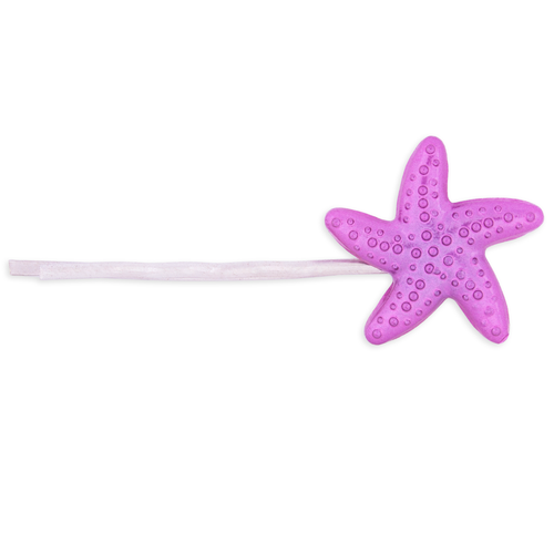 Dark Purple Starfish Hair Pin