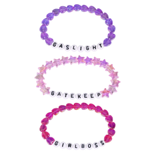 Gaslight Gatekeep Girlboss Bracelet Set