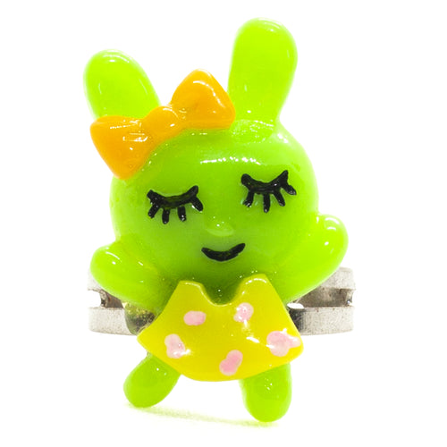 Green Bunny Ring