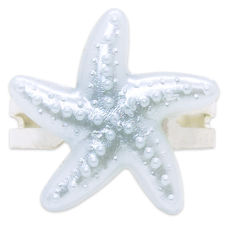 Pastel Blue Starfish Ring