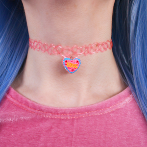 Candy Pink Love Cookie Choker
