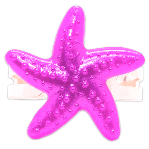 Hot Pink Starfish Ring