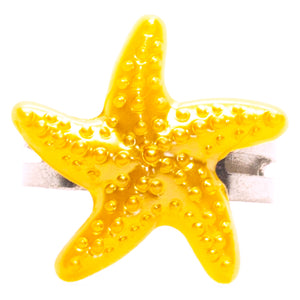 Orange Starfish Ring