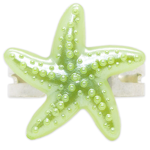 Pastel Green Starfish Ring