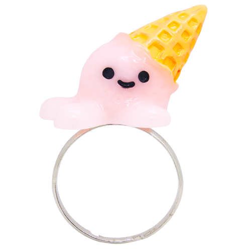 Pink Dropped Ice Cream Ring