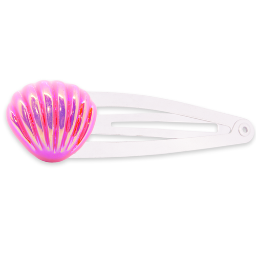 Pink Seashell Hair Clip