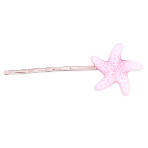 Pastel Pink Starfish Hair Pin