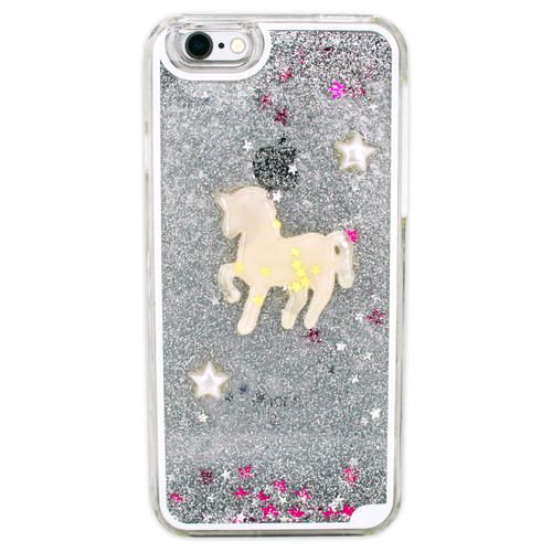 Pastel Pink Unicorn Glitter Case