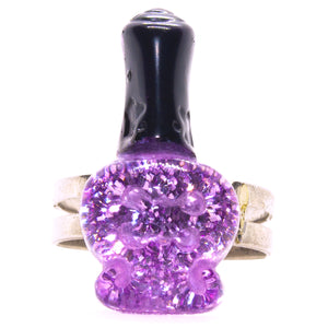 Purple Nail Polish Ring