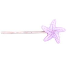 Purple Starfish Hair Pin