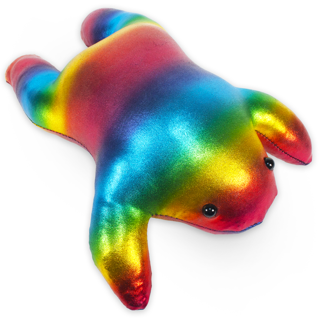 Rainbow Frog Plush