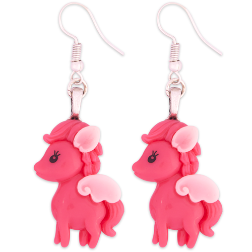 Red Pegasus Earrings