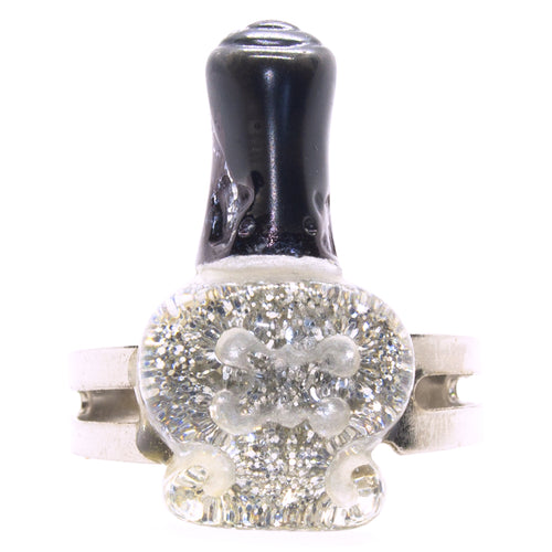Silver Nail Polish Ring