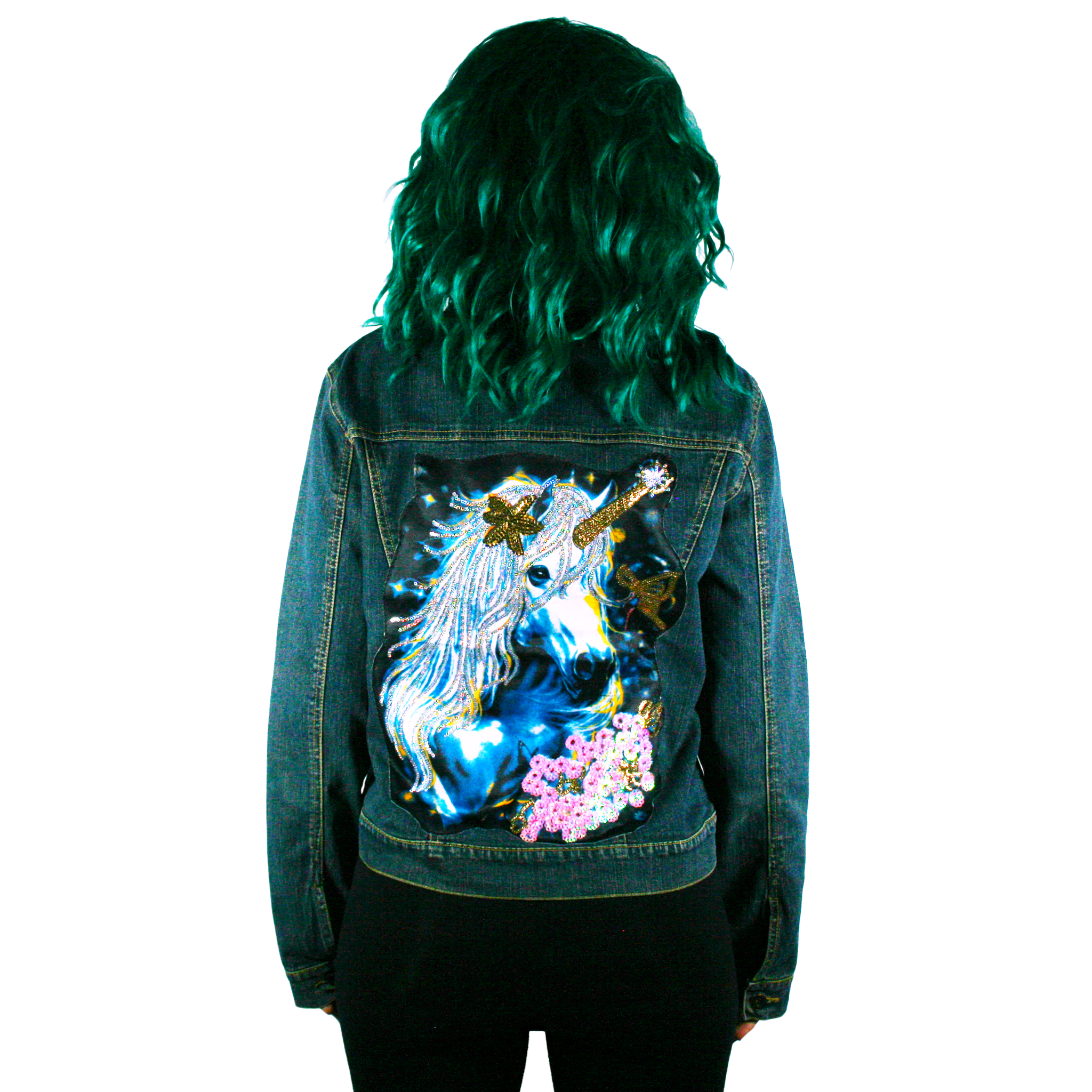 Denim unicorn jacket online