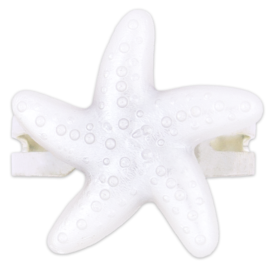 White Starfish Ring