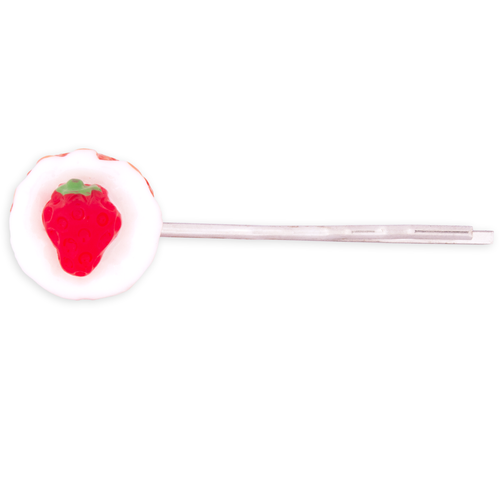 White Strawberry Tart Hair Pin