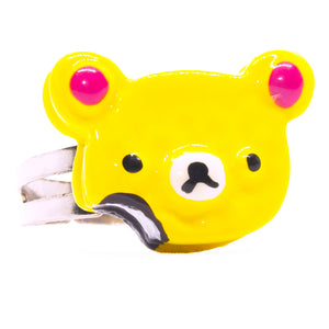 Yellow Teddy Cookie Ring