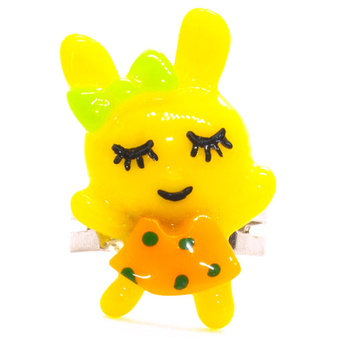 Yellow Bunny Ring