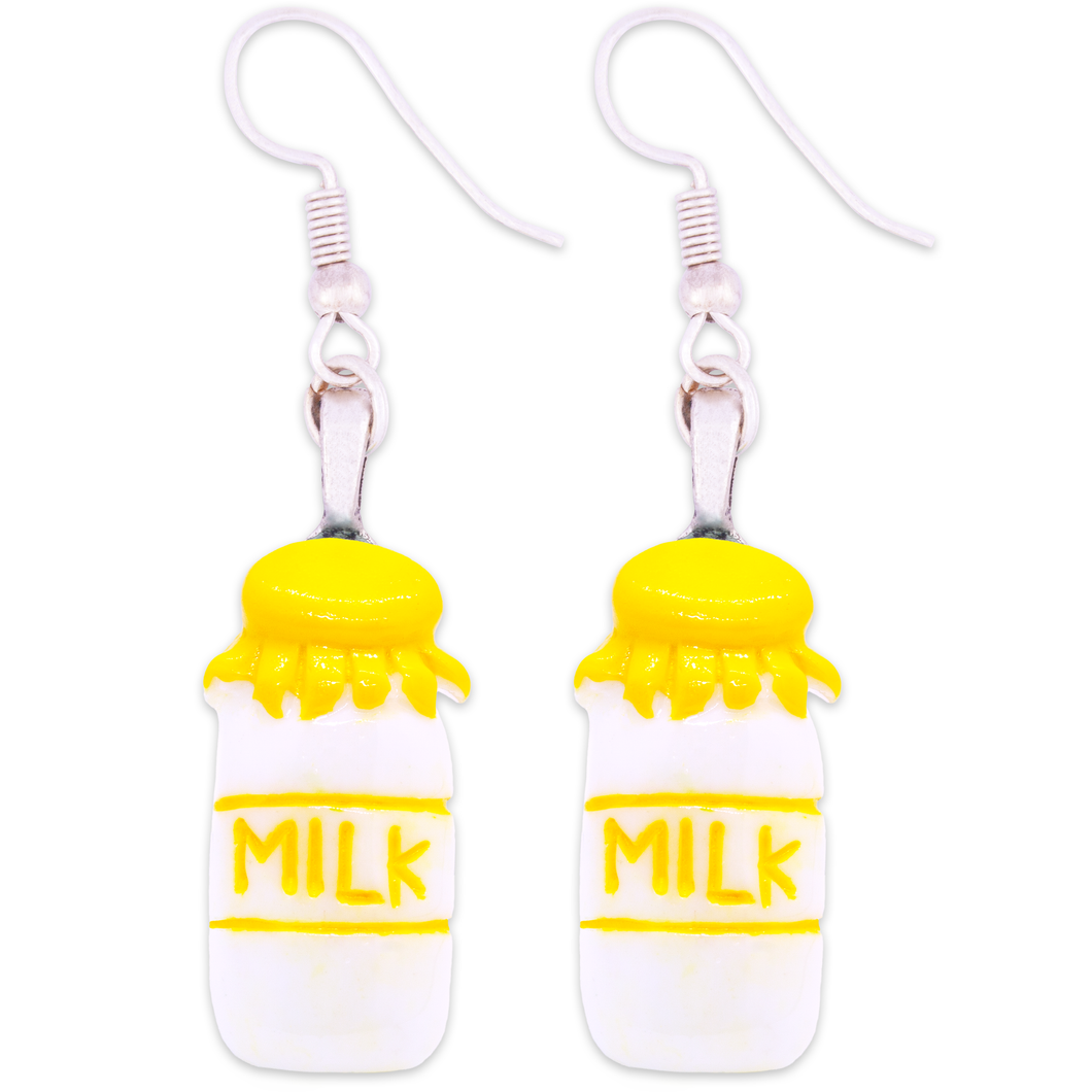 Yellow Milk Earrings