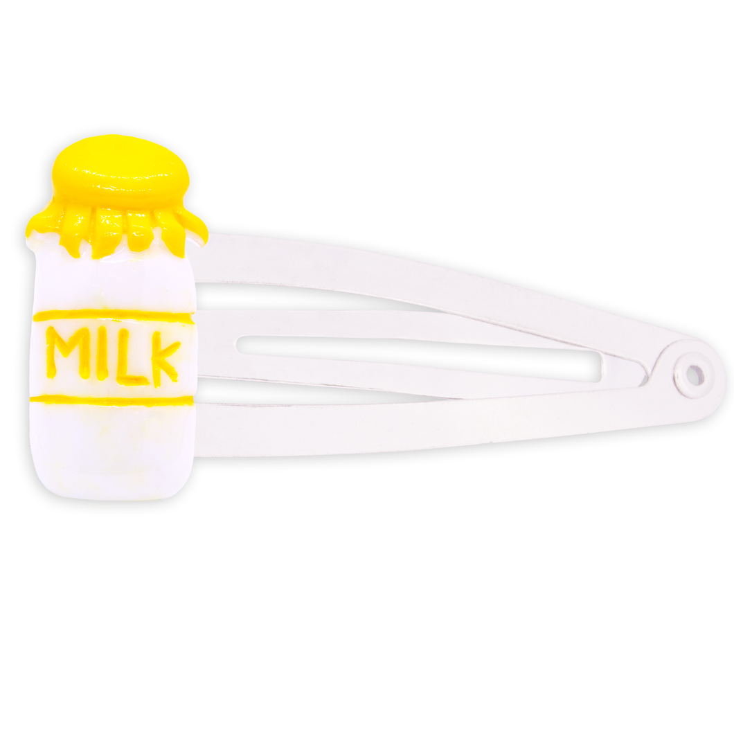 Yellow Milk Hair Clip